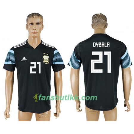 Fotball-VM 2018 Argentina drakt Paulo Dybala 21 VM 2018 Bortetrøye