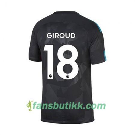 Fotballdrakt Chelsea Olivier Giroud 18 Tredjetrøye 2017-2018 Kortermet
