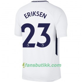 Fotballdrakt Tottenham Hotspur Eriksen 23 Hjemmetrøye 2017-2018 Kortermet