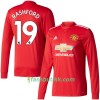 Fotballdrakt Manchester United Rashford Hjemmetrøye 2017-2018 Langermet