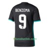 Fotballdrakt Real Madrid Benzema Bortetrøye 2017-2018 Kortermet
