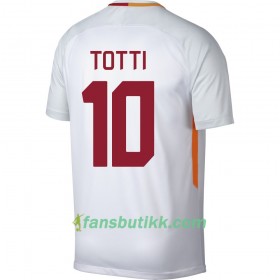 Fotballdrakt AS Roma Totti 10 Bortetrøye 2017-2018 Kortermet