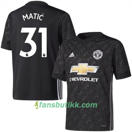 Fotballdrakt Manchester United Matic 31 Bortetrøye 2017-2018 Kortermet