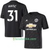 Fotballdrakt Manchester United Matic 31 Bortetrøye 2017-2018 Kortermet