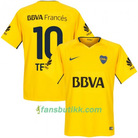 Fotballdrakt Boca Juniors Tevez Bortetrøye 2017-2018 Kortermet