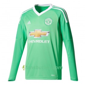 Fotballdrakt Manchester United Keeper Bortetrøye 2017-2018 Langermet
