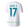 Fotballdrakt Real Madrid Lucas V. Hjemmetrøye 2017-2018 Kortermet