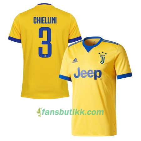 Fotballdrakt Juventus Chiellini 3 Bortetrøye 2017-2018 Kortermet