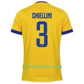 Fotballdrakt Juventus Chiellini 3 Bortetrøye 2017-2018 Kortermet