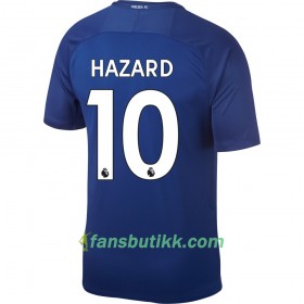 Fotballdrakt Chelsea Hazard Hjemmetrøye 2017-2018 Kortermet