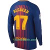 Fotballdrakt FC Barcelona Alcácer Hjemmetrøye 2017-2018 Langermet 