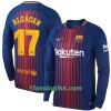 Fotballdrakt FC Barcelona Alcácer Hjemmetrøye 2017-2018 Langermet 