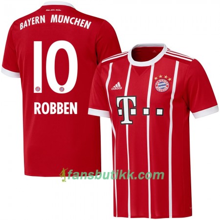 Fotballdrakt FC Bayern München Robben 10 Hjemmetrøye 2017-2018 Kortermet