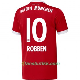 Fotballdrakt FC Bayern München Robben 10 Hjemmetrøye 2017-2018 Kortermet