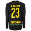 Fotballdrakt Borussia Dortmund Kagawa 23 Bortetrøye 2017-2018 Langermet