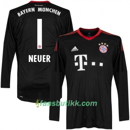 Fotballdrakt FC Bayern München Neuer 1 Keeper Hjemmetrøye 2017-2018 Langermet