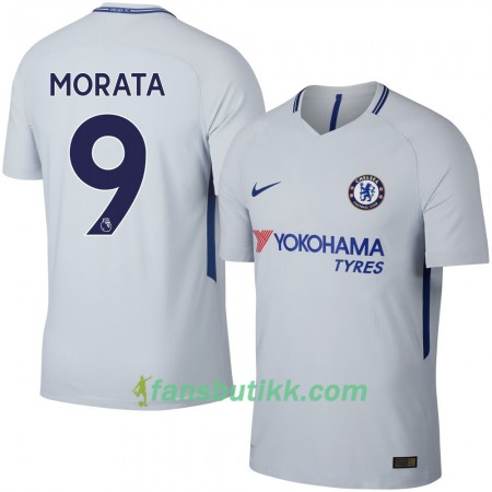 Fotballdrakt Chelsea Morata Bortetrøye 2017-2018 Kortermet