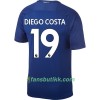 Fotballdrakt Chelsea Diego Costa Hjemmetrøye 2017-2018 Kortermet
