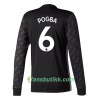 Fotballdrakt Manchester United Pogba 6 Bortetrøye 2017-2018 Langermet
