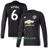 Fotballdrakt Manchester United Pogba 6 Bortetrøye 2017-2018 Langermet