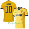 Fotballdrakt Juventus Dybala 10 Bortetrøye 2017-2018 Kortermet