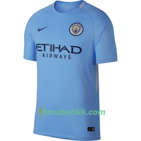 Fotballdrakt Manchester City Hjemmetrøye 2017-2018 Kortermet