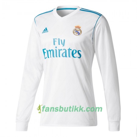 Fotballdrakt Real Madrid Hjemmetrøye 2017-2018 Langermet