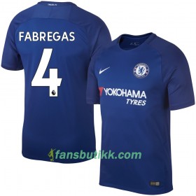 Fotballdrakt Chelsea Fabregas Hjemmetrøye 2017-2018 Kortermet