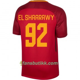 Fotballdrakt AS Roma El Shaarawy 92 Hjemmetrøye 2017-2018 Kortermet