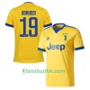 Fotballdrakt Juventus Bonucci 19 Bortetrøye 2017-2018 Kortermet