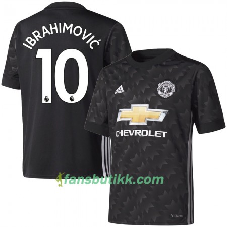 Fotballdrakt Manchester United Ibrahimovic 10 Bortetrøye 2017-2018 Kortermet