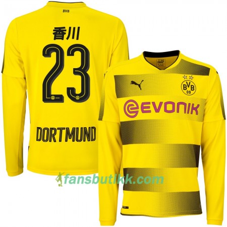 Fotballdrakt Borussia Dortmund Kagawa 23 Hjemmetrøye 2017-2018 Langermet