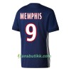 Fotballdrakt Olympique Lyonnais Memphis Bortetrøye 2017-2018 Kortermet