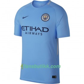 Fotballdrakt Manchester City De Bryune Hjemmetrøye 2017-2018 Kortermet