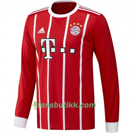 Fotballdrakt FC Bayern München Hjemmetrøye 2017-2018 Langermet