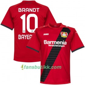 Fotballdrakt Bayer 04 Leverkusen Brandt 10 Bortetrøye 2017-2018 Kortermet