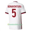 Fotballdrakt AC Milan Bonaventura 5 Bortetrøye 2017-2018 Kortermet