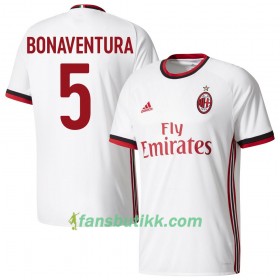 Fotballdrakt AC Milan Bonaventura 5 Bortetrøye 2017-2018 Kortermet