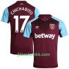Fotballdrakt West Ham United Chicharito 17 Hjemmetrøye 2017-2018 Kortermet