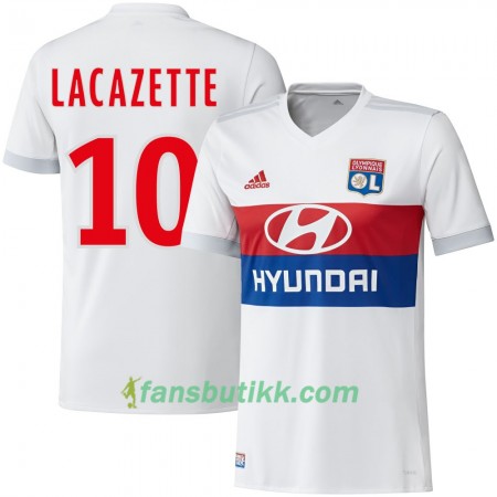 Fotballdrakt Olympique Lyonnais Lacazette Hjemmetrøye 2017-2018 Kortermet