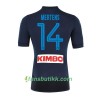Fotballdrakt SSC Napoli Mertens 14 Tredjetrøye 2017-2018 Kortermet