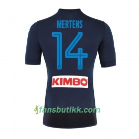 Fotballdrakt SSC Napoli Mertens 14 Tredjetrøye 2017-2018 Kortermet