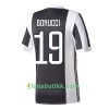 Fotballdrakt Juventus Bonucci 19 Hjemmetrøye 2017-2018 Kortermet