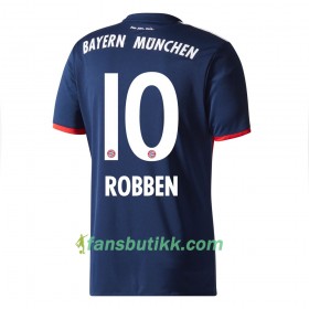 Fotballdrakt FC Bayern München Robben 10 Bortetrøye 2017-2018 Kortermet