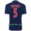 Fotballdrakt AFC Ajax Sánchez 5 Bortetrøye 2017-2018 Kortermet