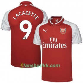 Fotballdrakt Arsenal Lacazette Hjemmetrøye 2017-2018 Kortermet