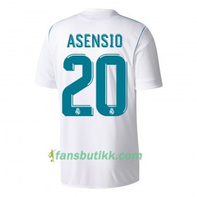 Fotballdrakt Real Madrid Asensio Hjemmetrøye 2017-2018 Kortermet