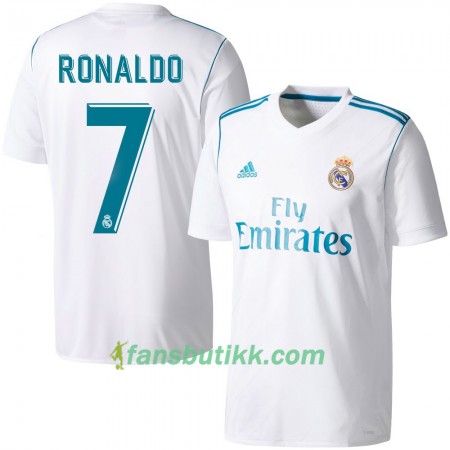 Fotballdrakt Real Madrid Ronaldo Hjemmetrøye 2017-2018 Kortermet