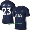 Fotballdrakt Tottenham Hotspur Eriksen 23 Bortetrøye 2017-2018 Kortermet
