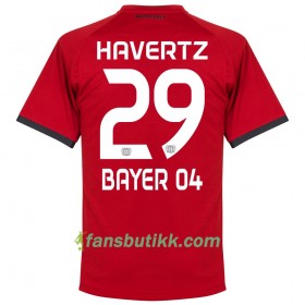 Fotballdrakt Bayer 04 Leverkusen Havertz Bortetrøye 2017-2018 Kortermet